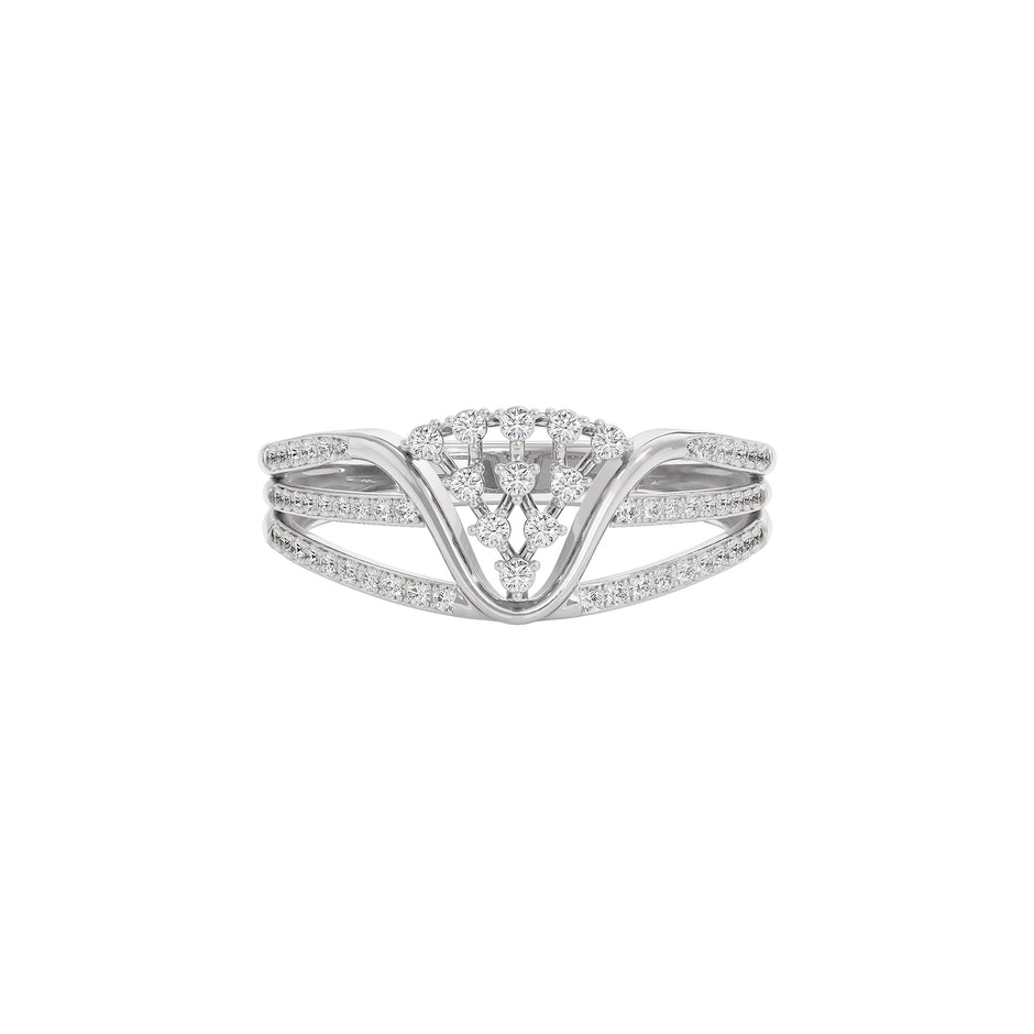 Juliana Diamond Ring 18 KT / White Gold / 22