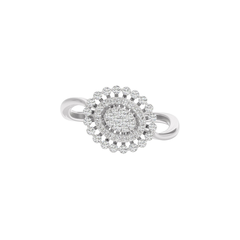 Anastasia Diamond Ring 18 KT / White Gold / 22