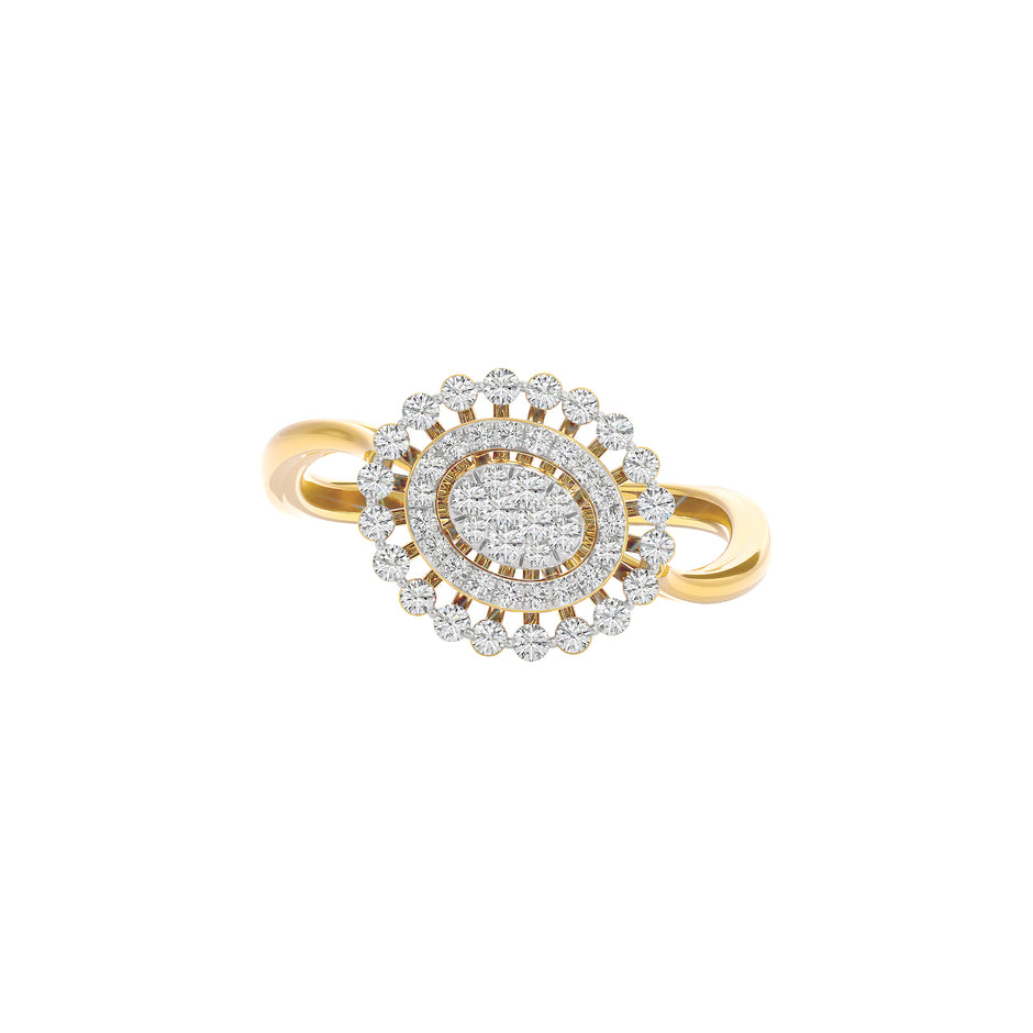 Anastasia Diamond Ring 18 KT / Yellow Gold / 22