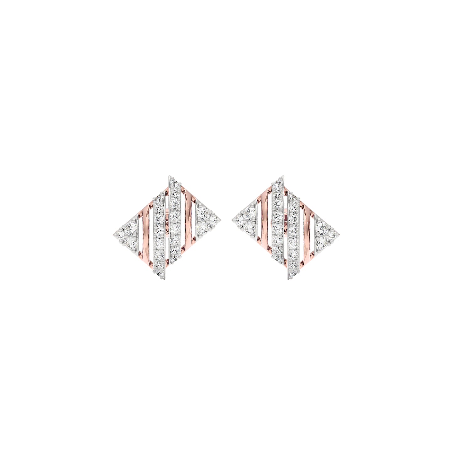 Tessa Diamong Earrings 18 KT / Rose Gold