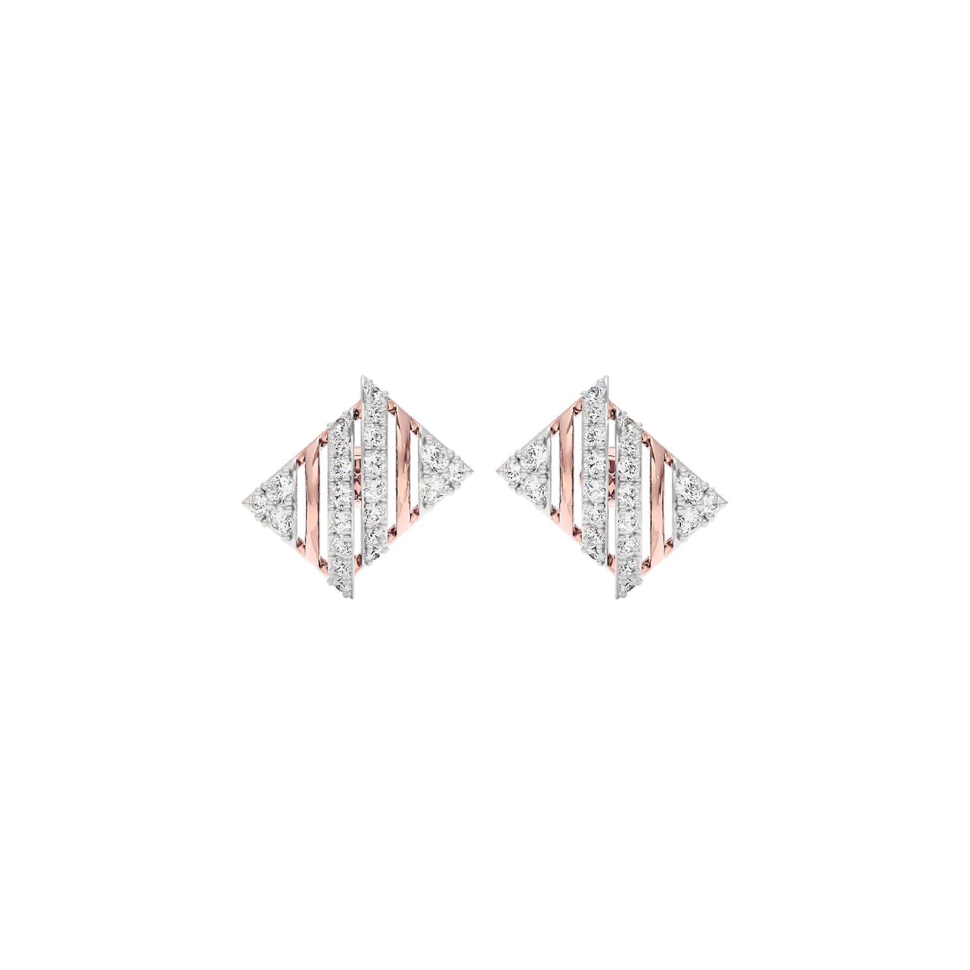 Tessa Diamong Earrings 18 KT / Rose Gold
