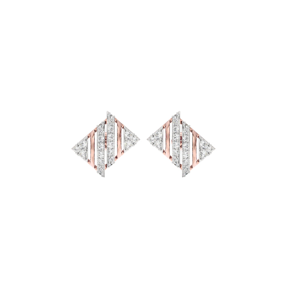 Tessa Diamong Earrings 18 KT / Rose Gold