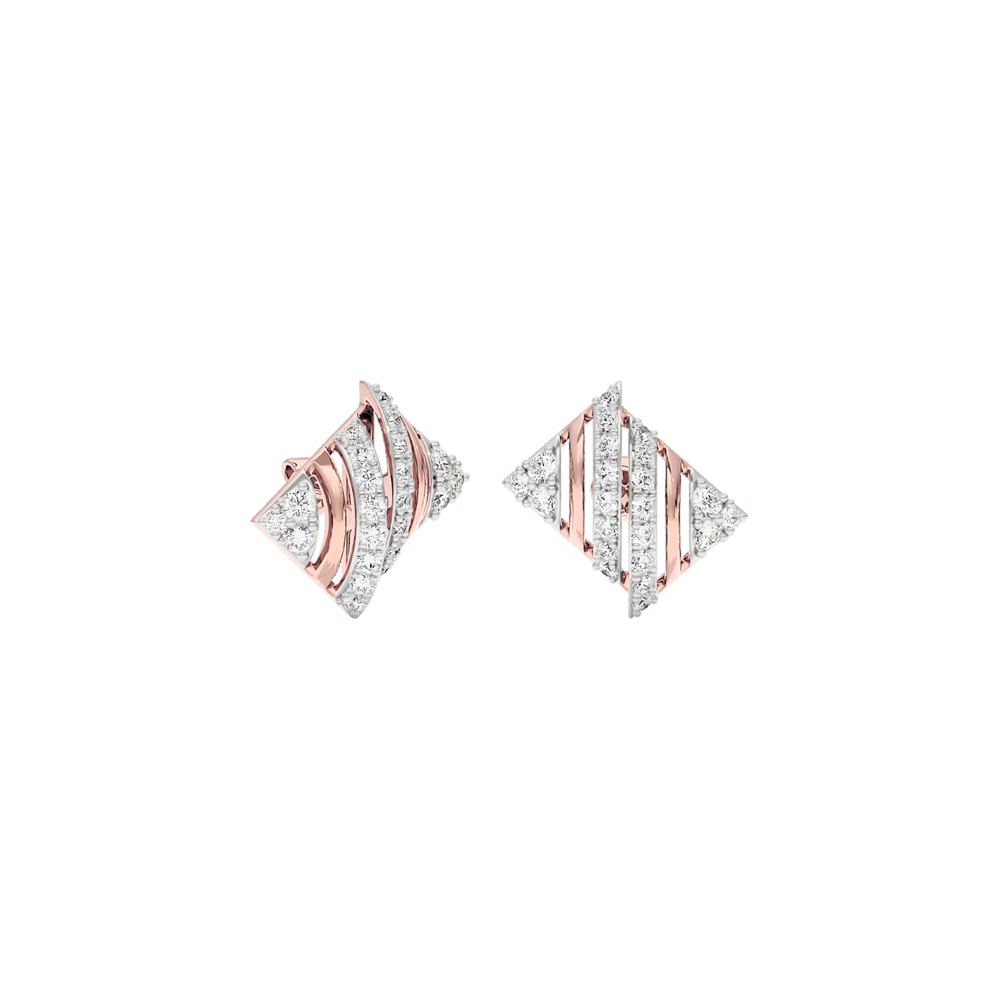 Tessa Diamong Earrings 18 KT / Rose Gold