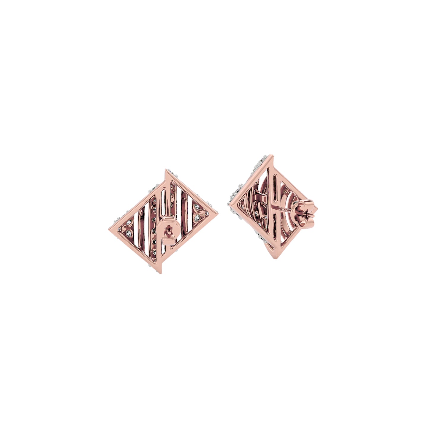 Tessa Diamong Earrings 18 KT / Rose Gold