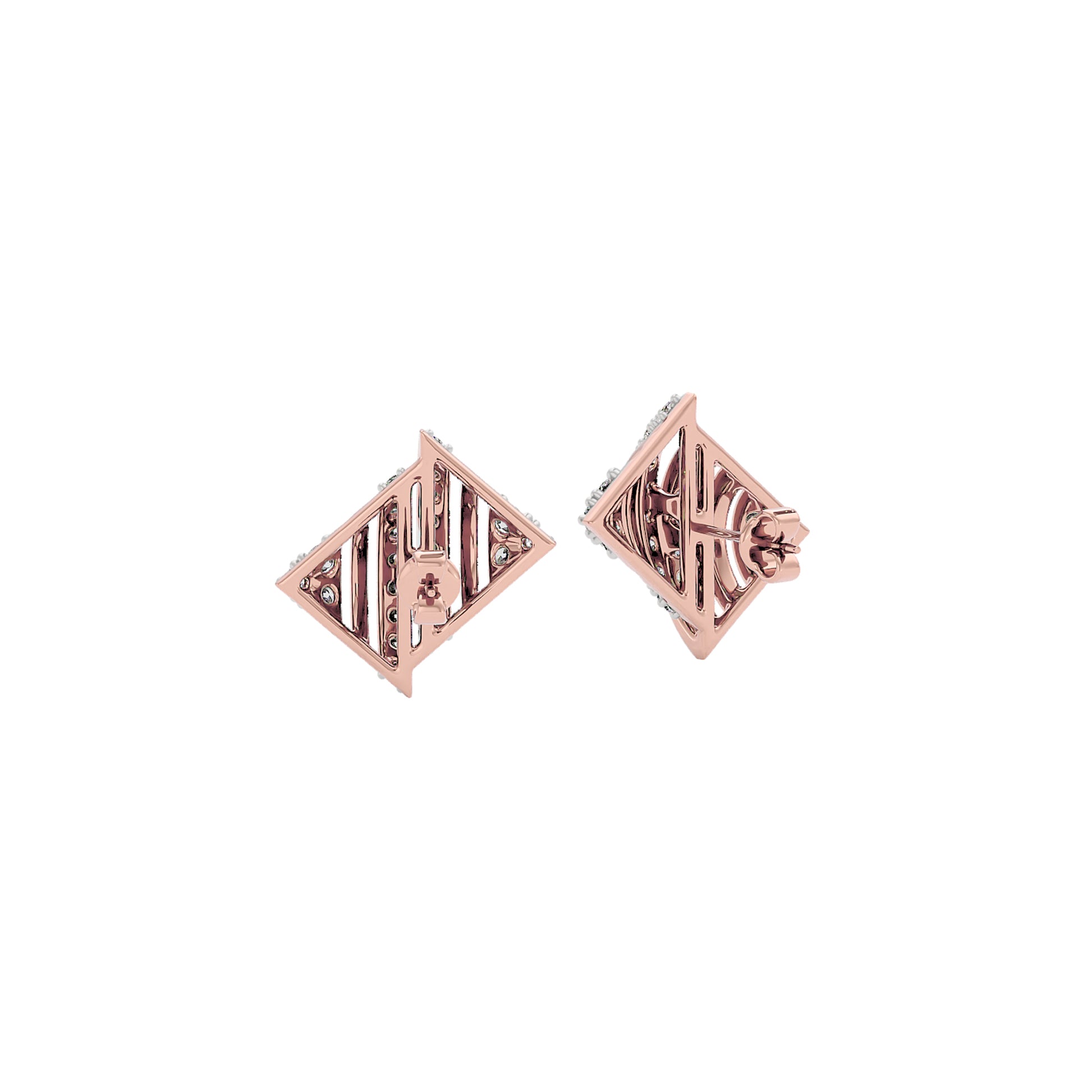 Tessa Diamong Earrings 18 KT / Rose Gold