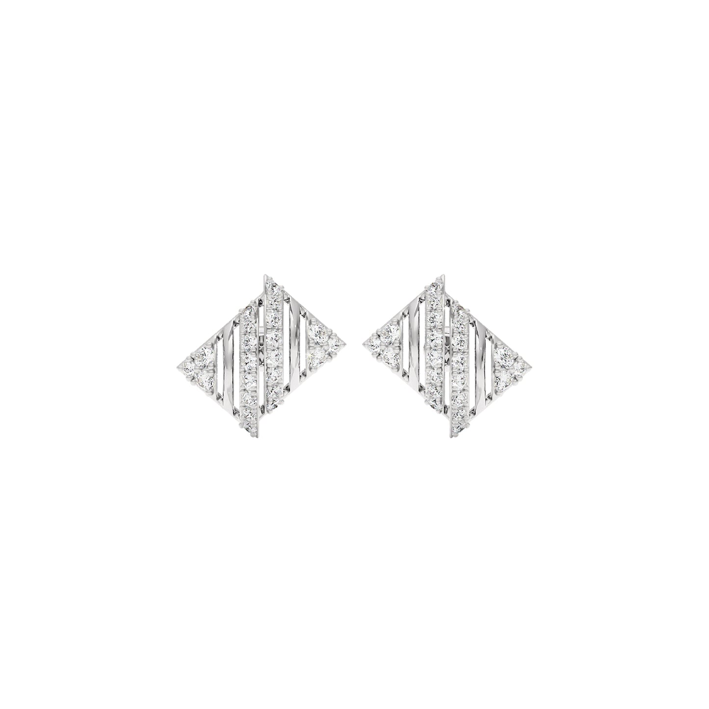 Tessa Diamong Earrings 18 KT / White Gold