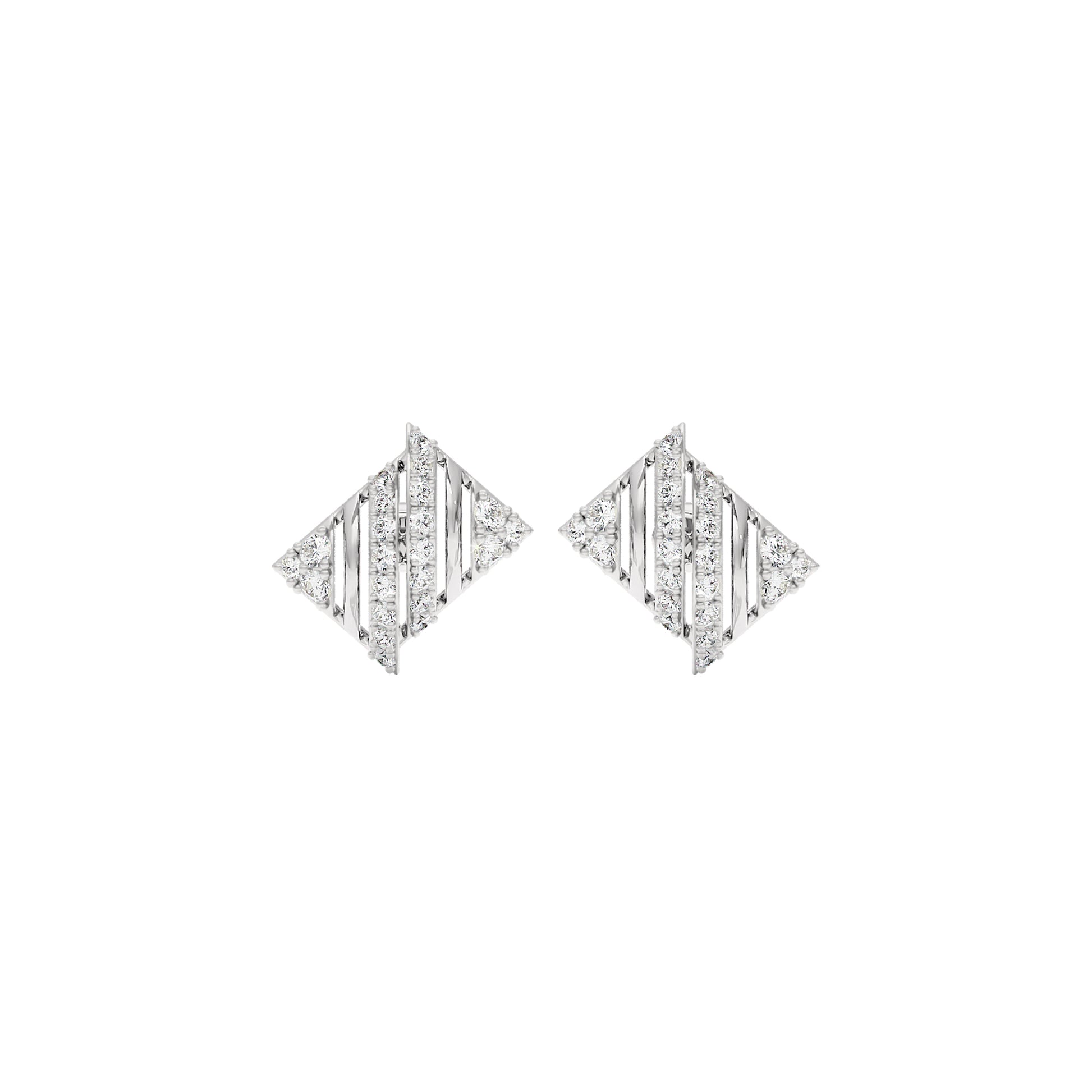 Tessa Diamong Earrings 18 KT / White Gold