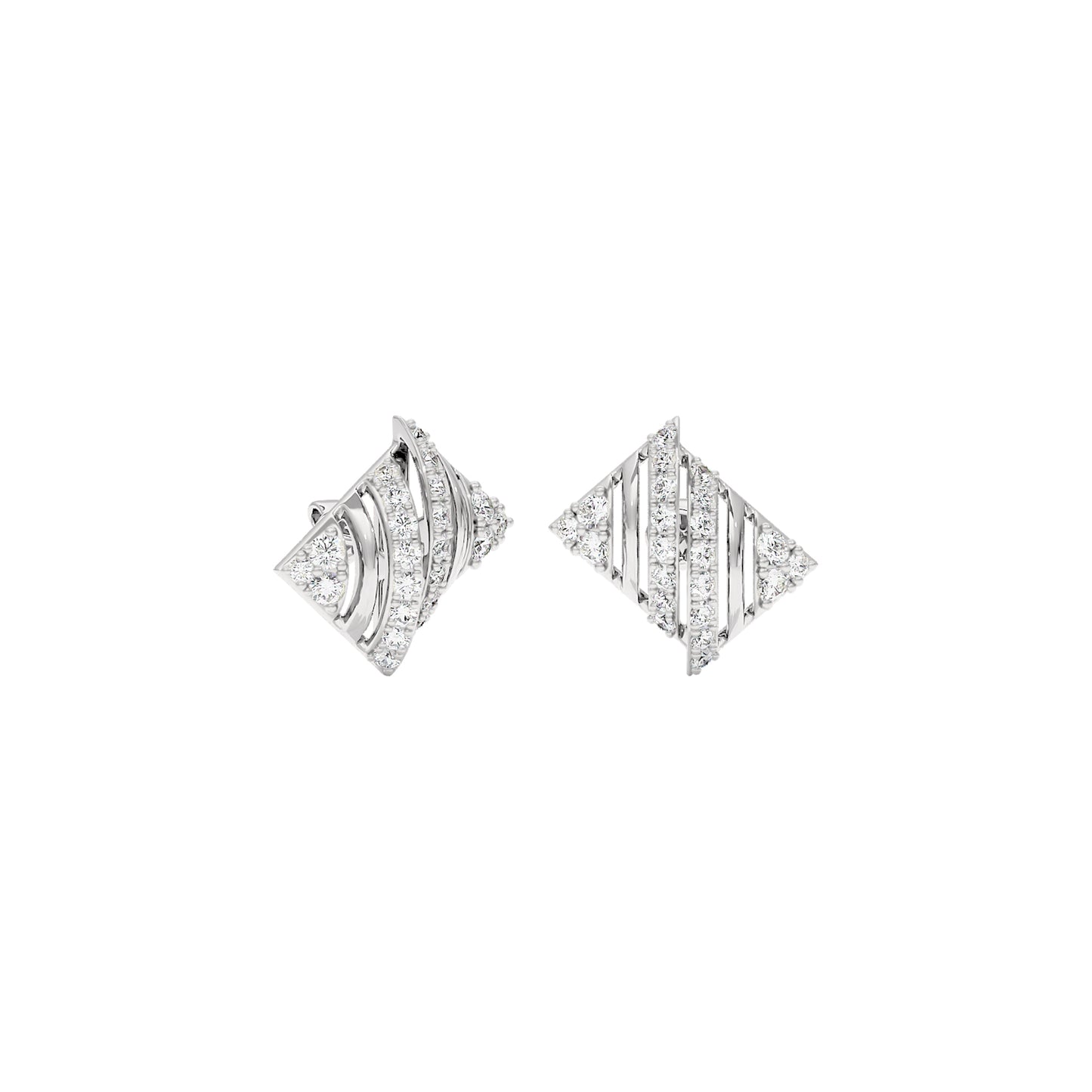 Tessa Diamong Earrings 18 KT / White Gold