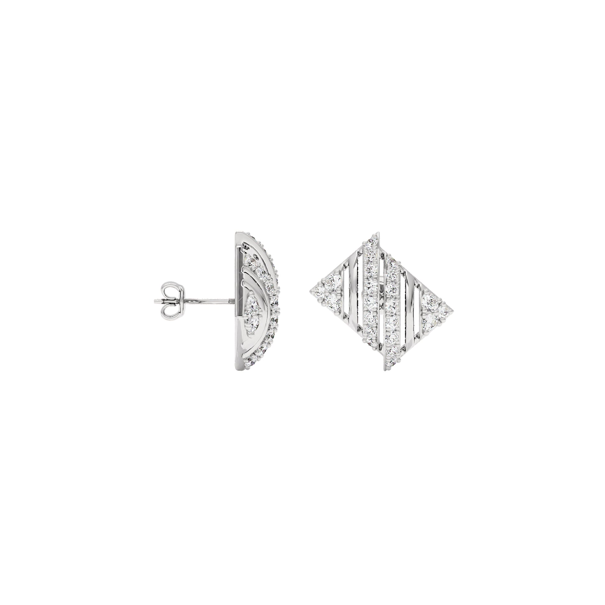 Tessa Diamong Earrings 18 KT / White Gold