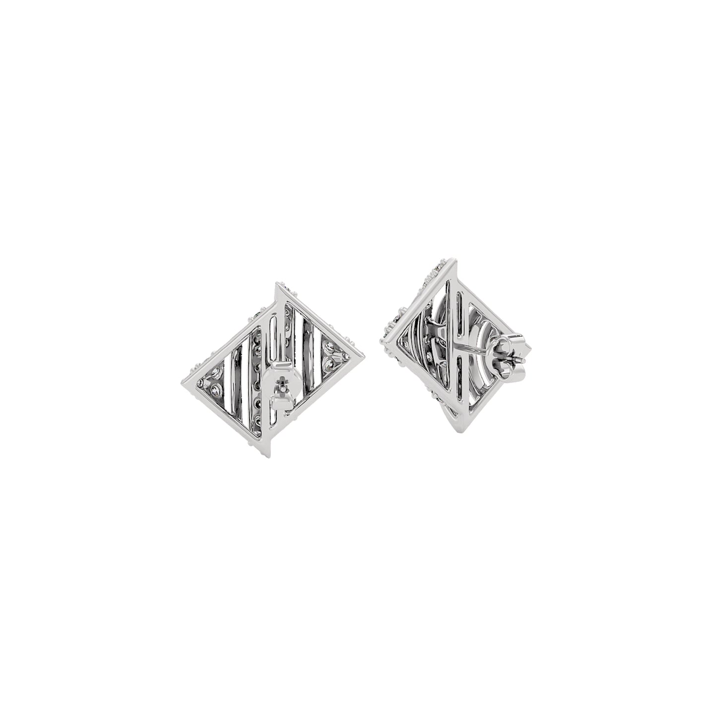 Tessa Diamong Earrings 18 KT / White Gold