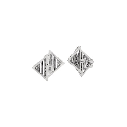 Tessa Diamong Earrings 18 KT / White Gold