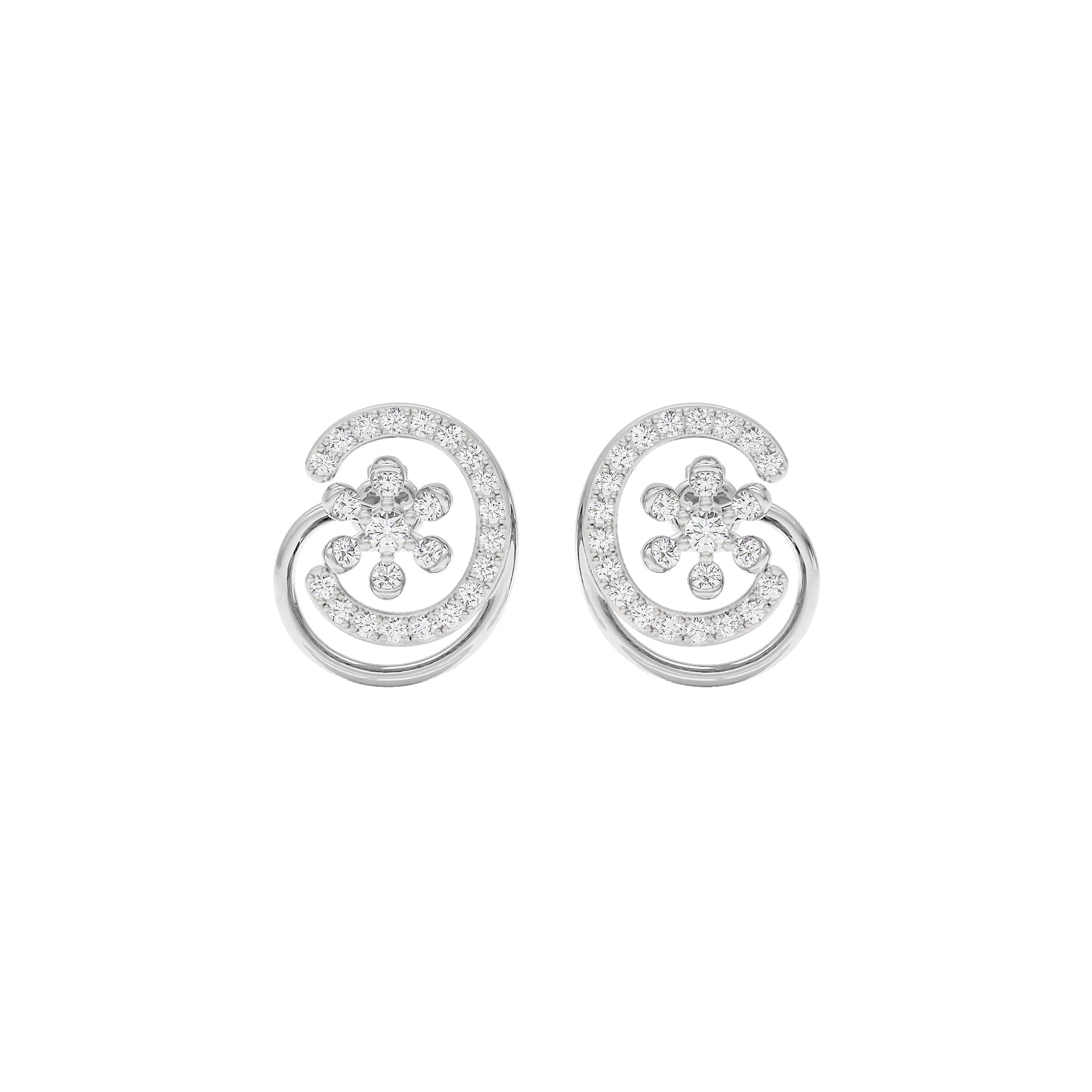 Eloise Diamond Earrings 18 KT / White Gold