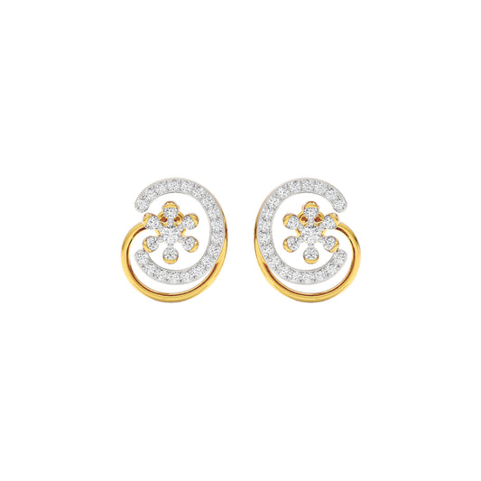 Eloise Diamond Earrings 18 KT / Yellow Gold