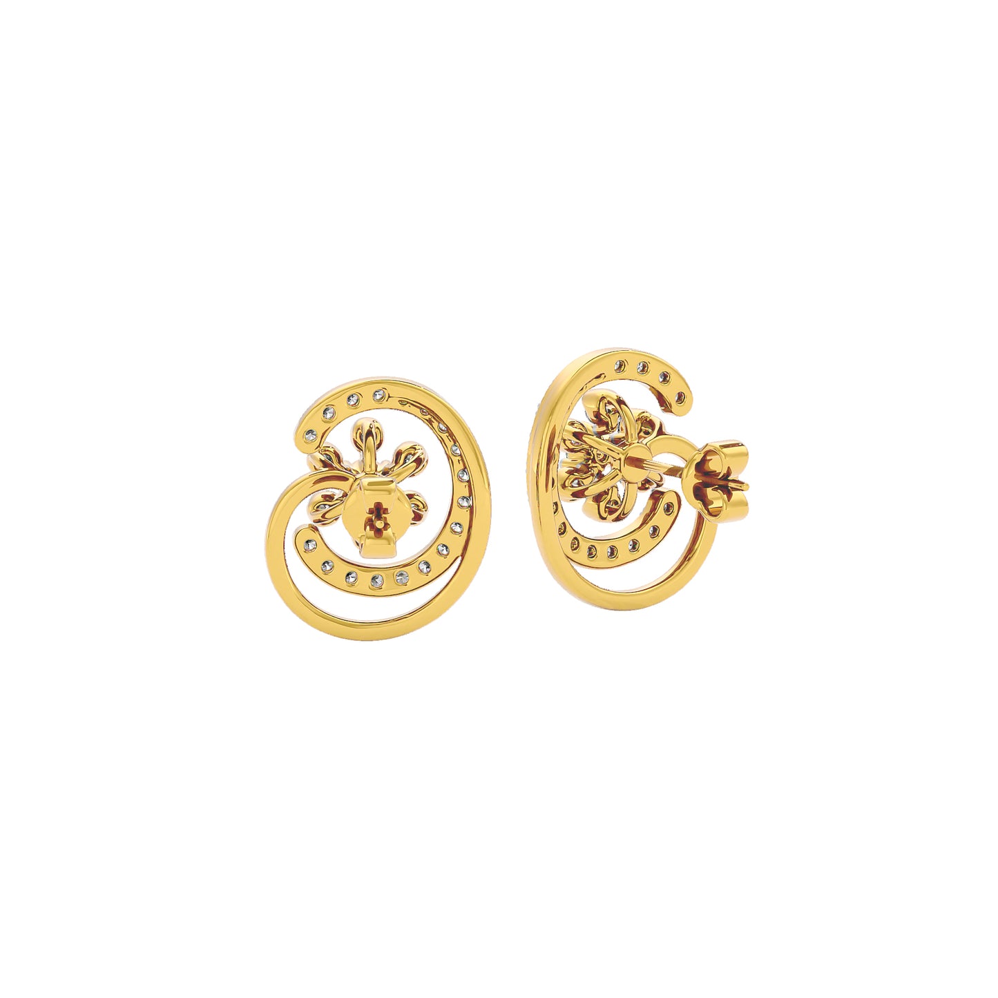 Eloise Diamond Earrings 18 KT / Yellow Gold