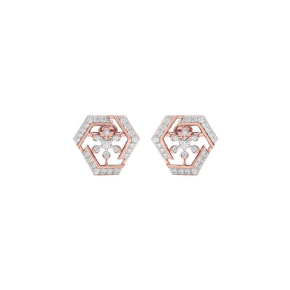 Starla Diamond Earrings 18 KT / Rose Gold