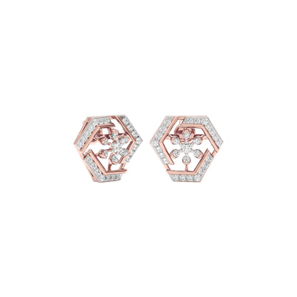 Starla Diamond Earrings 18 KT / Rose Gold