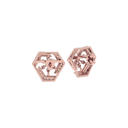 Starla Diamond Earrings 18 KT / Rose Gold