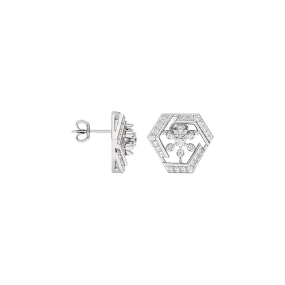 Starla Diamond Earrings 18 KT / White Gold
