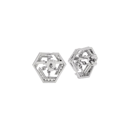 Starla Diamond Earrings 18 KT / White Gold