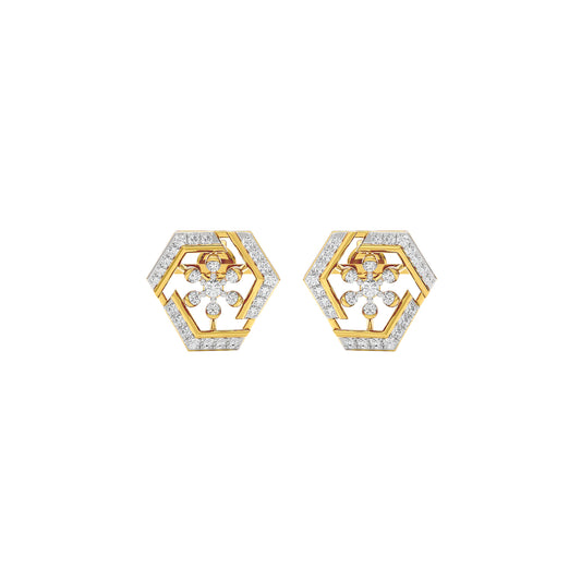 Starla Diamond Earrings 18 KT / Yellow Gold