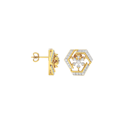 Starla Diamond Earrings 18 KT / Yellow Gold