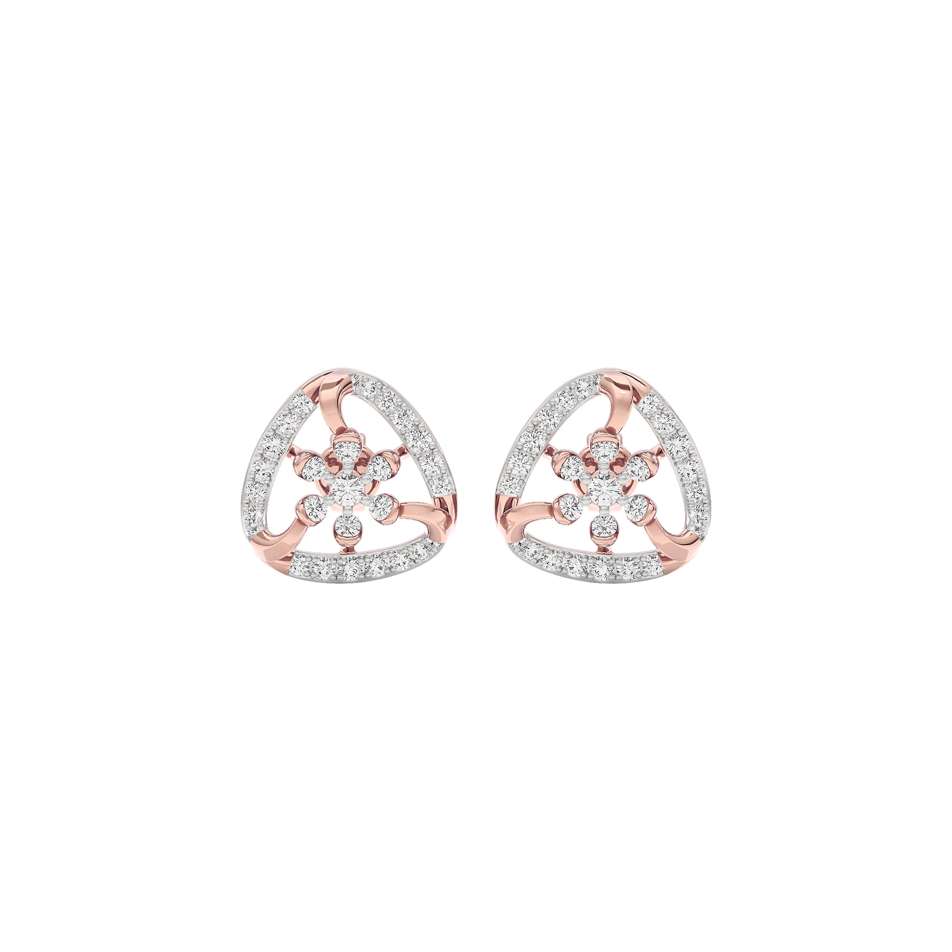 Isla Diamond Earrings 18 KT / Rose Gold