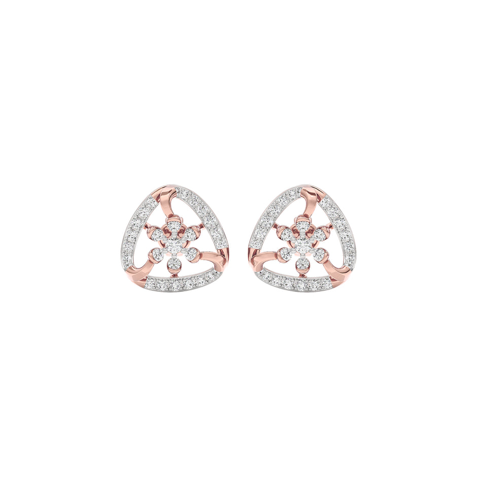 Isla Diamond Earrings 18 KT / Rose Gold