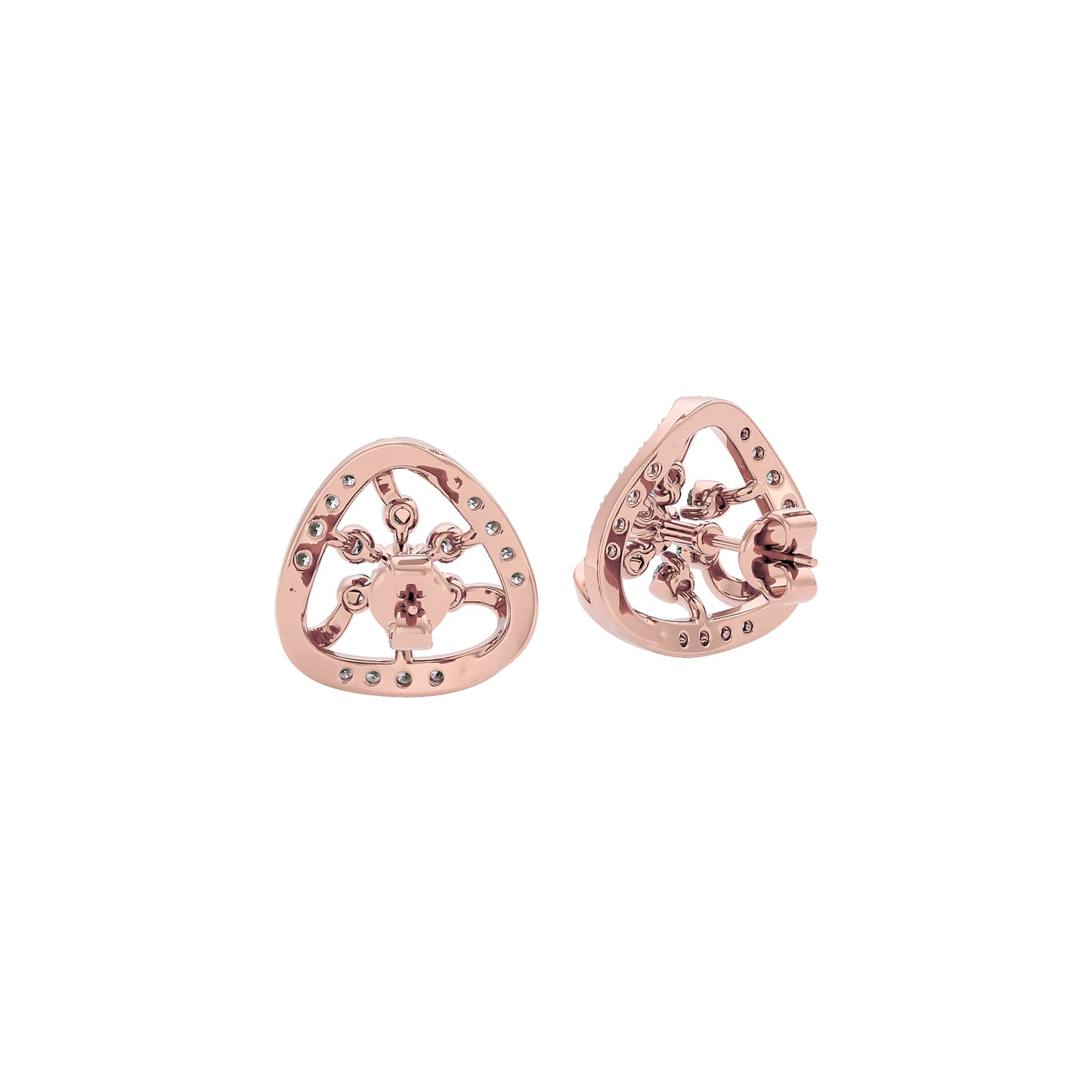 Isla Diamond Earrings 18 KT / Rose Gold