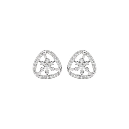 Isla Diamond Earrings 18 KT / White Gold
