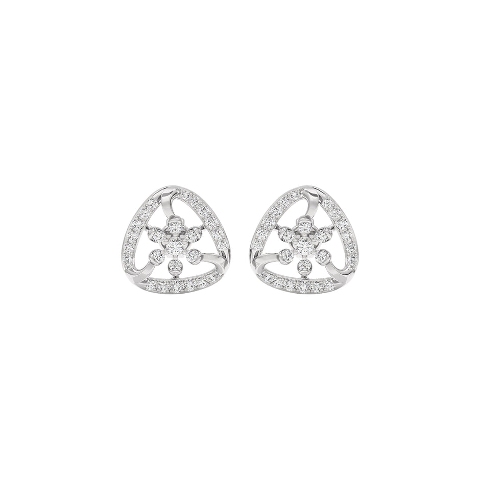 Isla Diamond Earrings 18 KT / White Gold