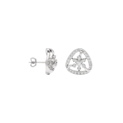 Isla Diamond Earrings 18 KT / White Gold