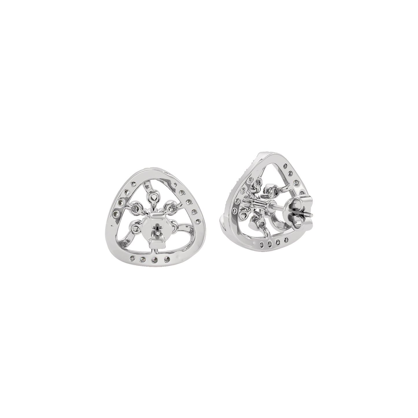 Isla Diamond Earrings 18 KT / White Gold