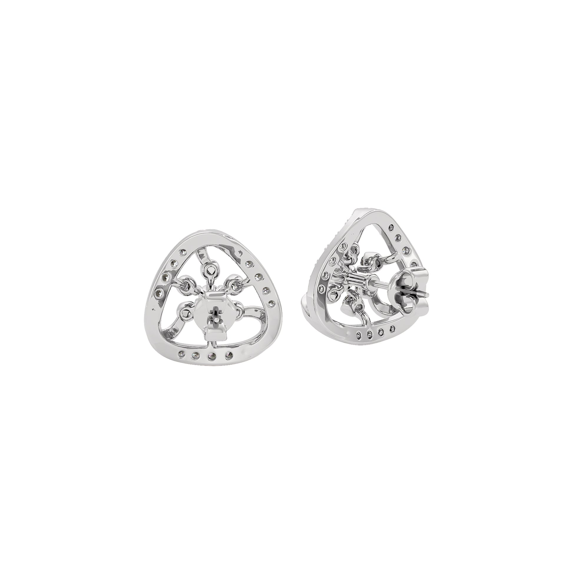Isla Diamond Earrings 18 KT / White Gold