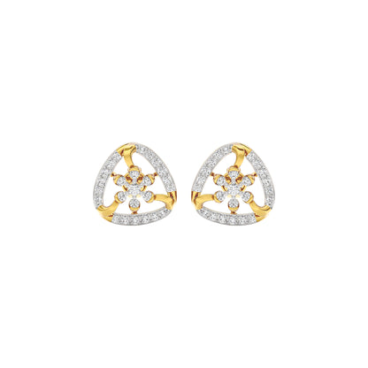 Isla Diamond Earrings 18 KT / Yellow Gold