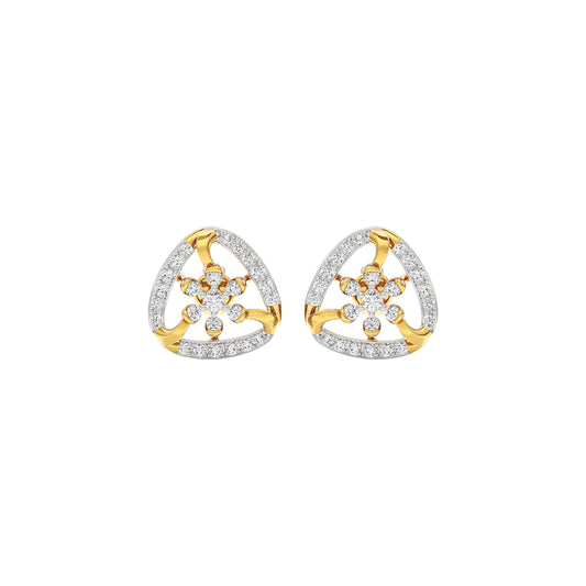 Isla Diamond Earrings 18 KT / Yellow Gold