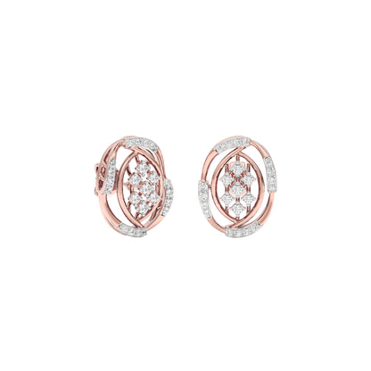 Adele Diamond Earrings 18 KT / Rose Gold