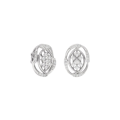 Adele Diamond Earrings 18 KT / White Gold