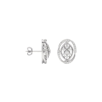 Adele Diamond Earrings 18 KT / White Gold
