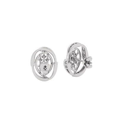 Adele Diamond Earrings 18 KT / White Gold