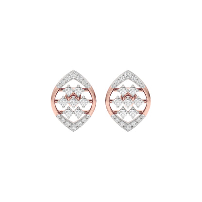 Cassandra Diamond Earrings 18 KT / Rose Gold