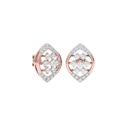 Cassandra Diamond Earrings 18 KT / Rose Gold