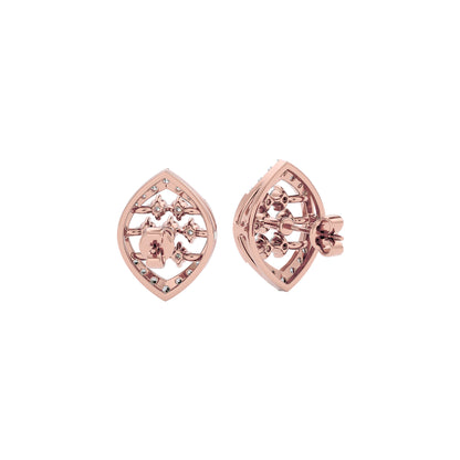 Cassandra Diamond Earrings 18 KT / Rose Gold