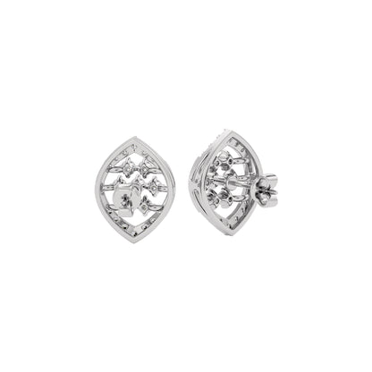 Cassandra Diamond Earrings 18 KT / White Gold