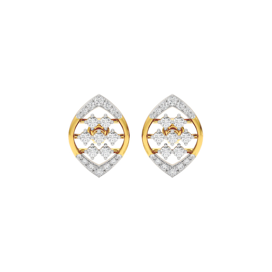 Cassandra Diamond Earrings 18 KT / Yellow Gold