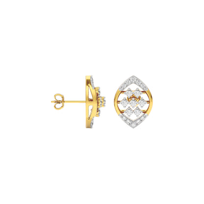 Cassandra Diamond Earrings 18 KT / Yellow Gold
