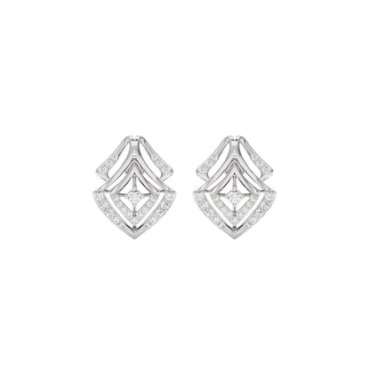 Jocelyn Diamond Earrings 18 KT / White Gold