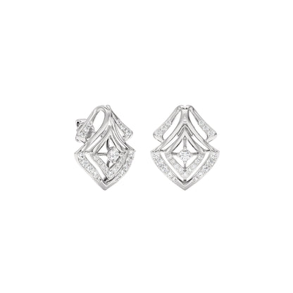 Jocelyn Diamond Earrings 18 KT / White Gold