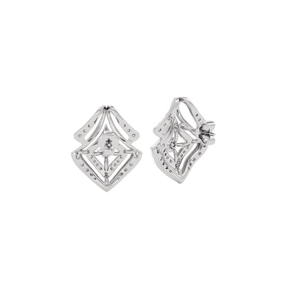Jocelyn Diamond Earrings 18 KT / White Gold