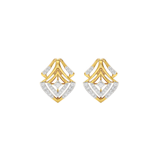 Jocelyn Diamond Earrings 18 KT / Yellow Gold