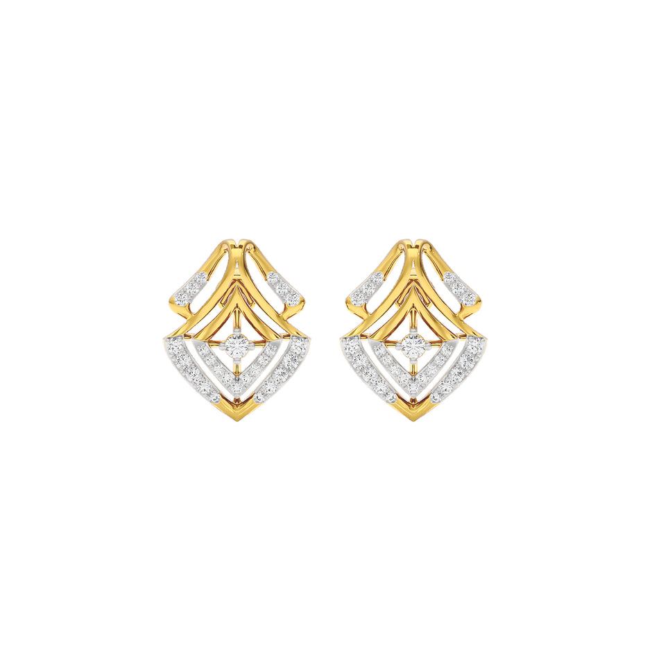 Jocelyn Diamond Earrings 18 KT / Yellow Gold